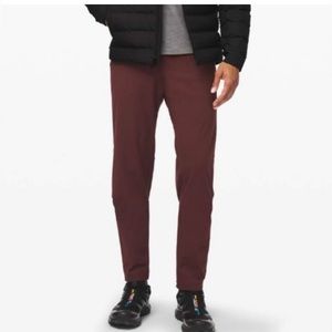 Lululemon Maroon Burgundy Athletica Commission ABC Slim Pants